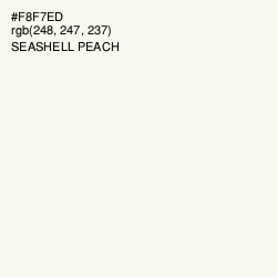 #F8F7ED - Seashell Peach Color Image